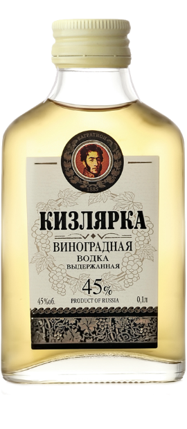 Водка ККЗ Кизлярка Выдержанная Виноградная 100 мл