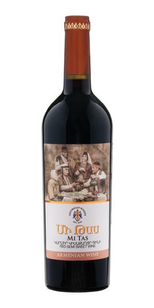 Вино Mi Tas Gevorkian Winery Red semisweet Ми Тас Геворкян Вайнери красное Полусладкое 750 мл