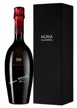 Игристое вино Cava Nuria Claverol Homenatge  gift box  2014 750 мл
