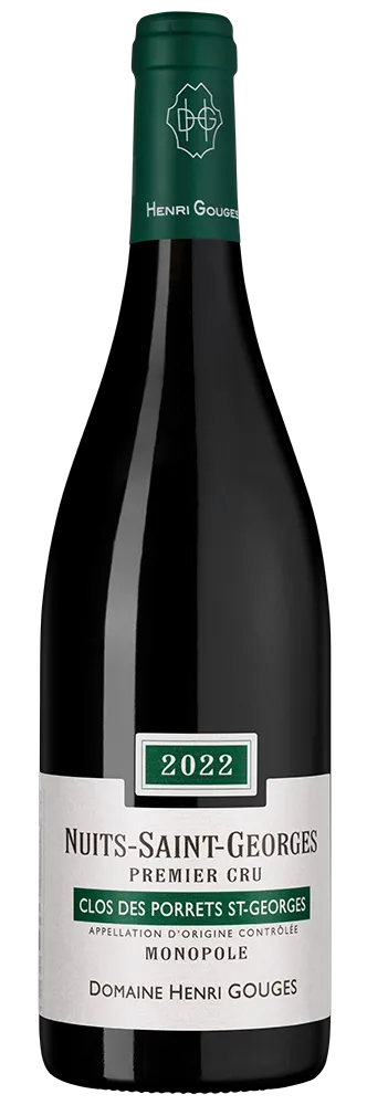 Вино Domaine Henry Gouges Nuits-Saint-Georges Premier Cru Clos des Porrets Saint-Georges  2022  750 мл 