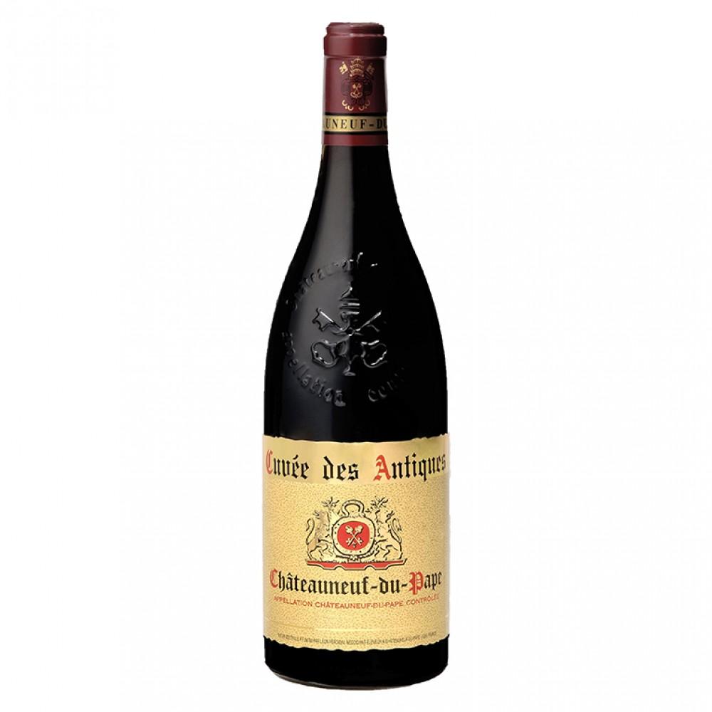 Вино  Cuvee des Antiques Chateauneuf-du-Pape AOC  Кюве дез Антик Шатонеф дю Пап 2017 750 мл