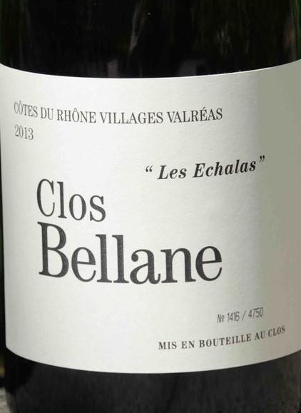 Вино Clos Petite Bellane Les Echalas Cotes du Rhone Village Valreas Кло Пти Беллане  Вилледж Лез Ешалас Валреа Кот дю Рон  2012 750 мл