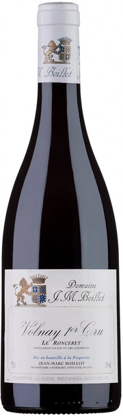 Вино Domaine J.M. Boillot Volnay 1er Cru  Le Ronceret  AOC 2017  750 мл