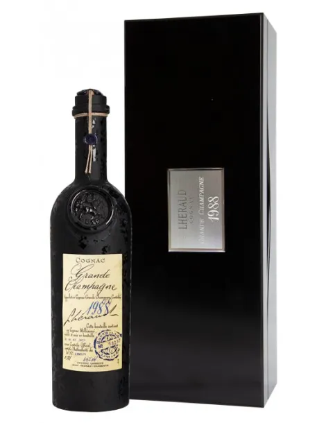 Коньяк  Lheraud Cognac 1988 Grande Champagne gift box  700 мл