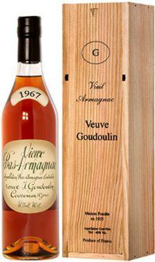 Арманьяк Bas-Armagnac Veuve J.Goudoulin  1967 0,7л