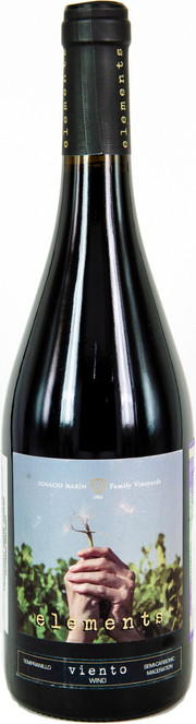 Вино  Elements  Vento, Tempranillo, Carinena  Элементс  Венто Темпранильо  2017 750 мл
