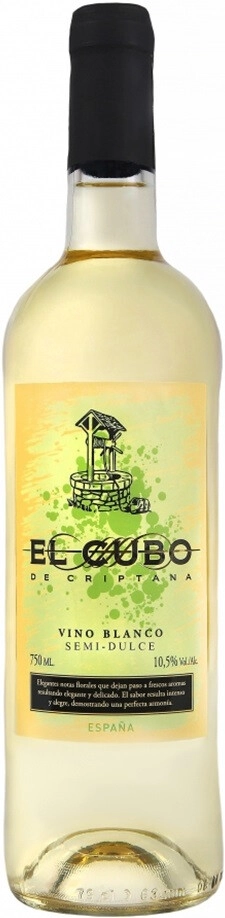 Вино Bodegas del Saz El Cubo de Criptana White Semi-Dulce  2021 750 мл