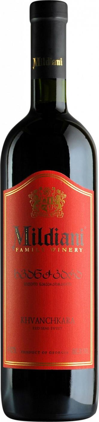 Вино  Khvanchkara Mildiani  2021 750 мл