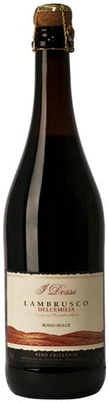Вино "I Dossi" Rosso Dolce, Lambrusco dell’Emilia IGT,"И Досси" Россо Дольче 750 мл