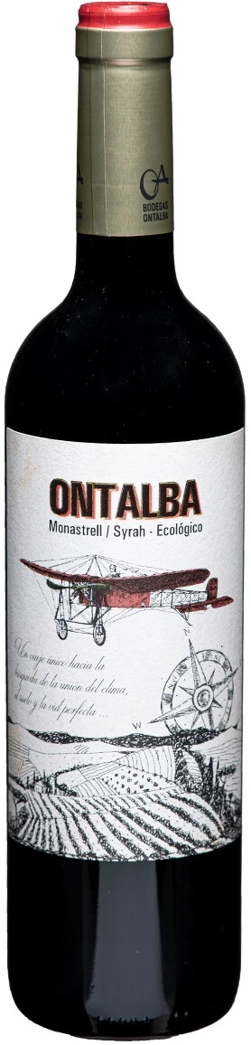 Вино Ontalba Monastrell-Syrah Ecologico Jumilla DOP    2020  750 мл