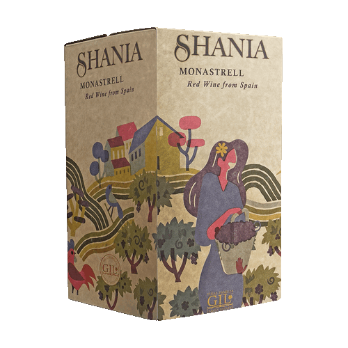 ВИНО  SHANIA MONASTRELL Jumilla  bag-in-box   3000 мл