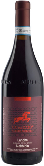 Вино Ca'del Baio Langhe Nebbiolo DOC   2021 750 мл