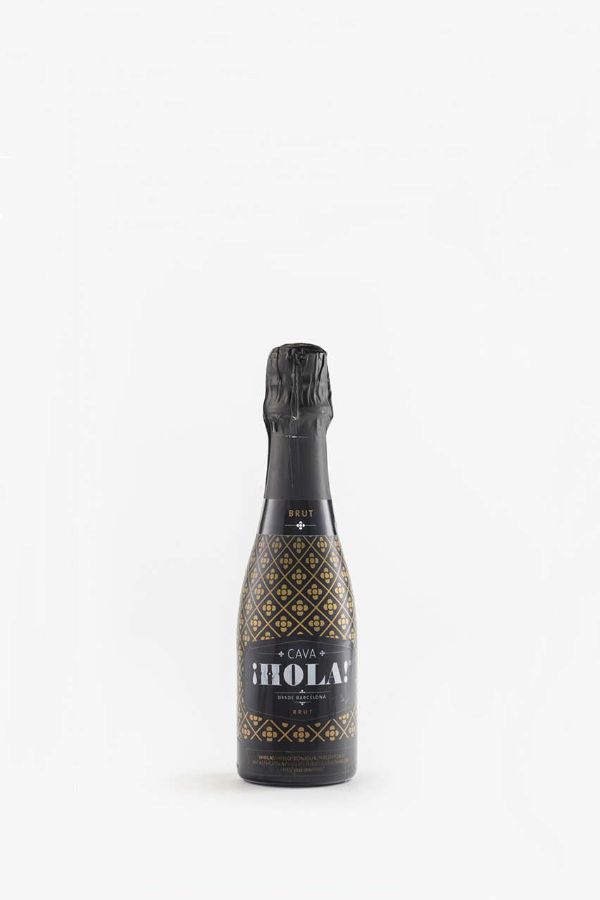Игристое Вино Cava Hola Brut  DOC  200 мл