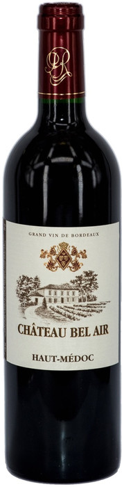 Вино Chateau Bel-Air Haut-Medoc AOC Шато Бель-Эйр О-Медок 2016 750 мл