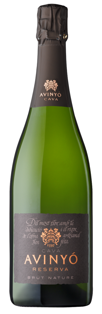Вино игристое Cava Avinyo Brut Nature Reserva   2012 750 мл
