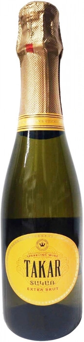 Игристое вино Armenia Winе Takar  Extra Brut   375 мл