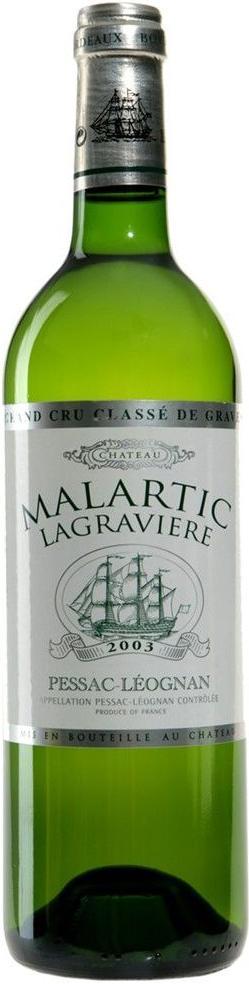 Вино Chateau Malartic Lagraviere Red Pessac Leognan Grand Cru Classe de Graves Шато Малартик-Лагравьер 2003 750 мл