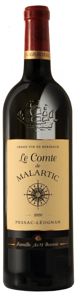 Вино Chateau Malartic Lagraviere Le Comte de Malartic Pessac-Leognan AOC   2020 750 мл 13%