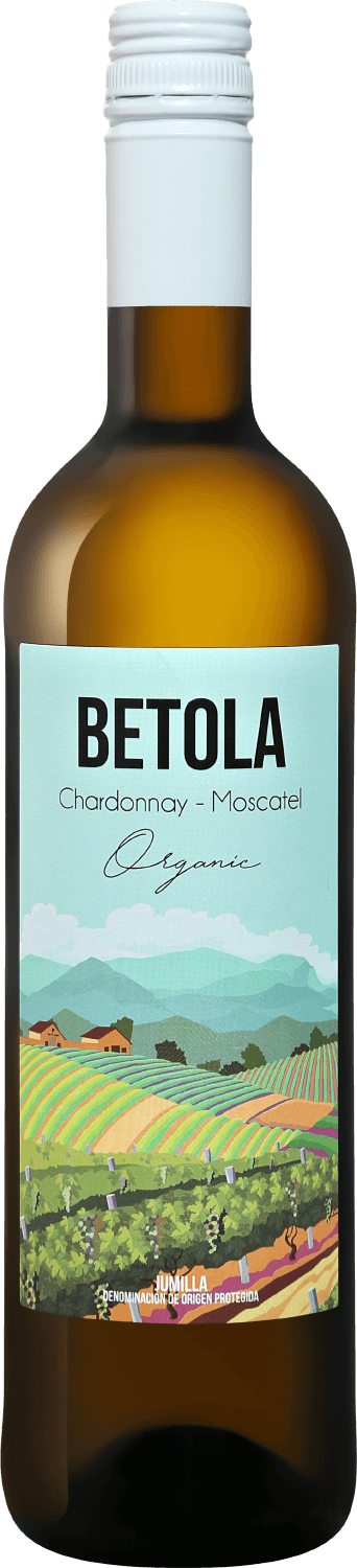 Вино  Betola Chardonnay-Moscatel Organic Jumilla DO Pio del Ramo Nunez   Бетола Шардоне-Москатель Органик Хумилья DO Пио дель Рамо Нунез  2019  750 мл