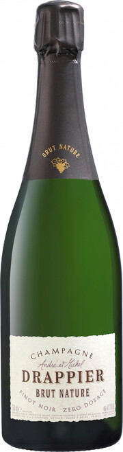 Шампанское Drappier Brut Nature Zero Dosage Andre et Michel Champagne  Драпье Брют Натюр Зеро Дозаж Андре э Мишель Шампань  750 мл