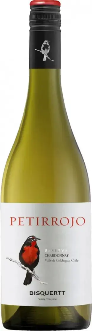 Вино Bisquertt Petirrojo Reserva Chardonnay Colchagua Valley DO 2024  750 мл