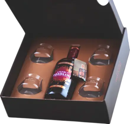 Ликер Bepi Tosolini Amaro Tosolini gift box with 4 glass 700 мл