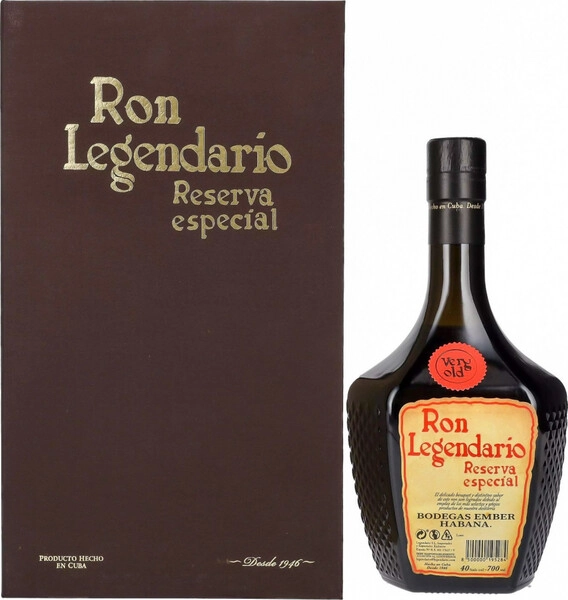 Ром Legendario Ron Reserva Especial gift box  700 мл