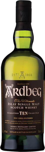 Виски Ardbeg  10 YO 10year 700 мл
