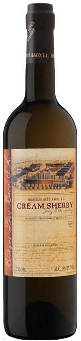 Херес Bodegas Dios Baco Cream Sherry Jerez DO750 мл