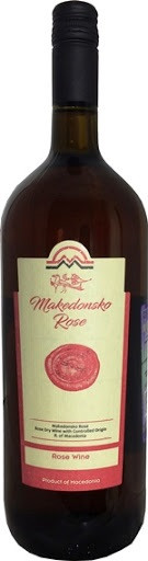Вино Tikves  Makedonsko Rose  Тиквеш  Македонско Розе  1500 мл