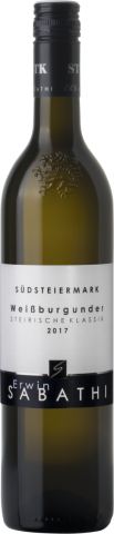 Вино Weingut Erwin Sabathi  Weisburgunder Steirische Klassik  Вайнгут Эрвин Сабати Вайсбургундер Штайрише Классик   2017  750 мл