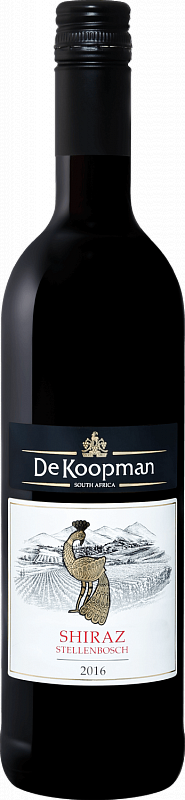 Вино De Koopman Shiraz   Stellenbosch WO Koopmanskloof    2017  750 мл