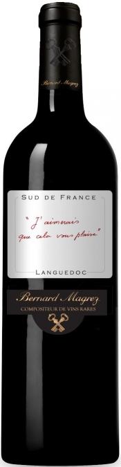 Вино Bernard Magrez J'aimerais que cela vous plaise Languedoc AOC  2014 750 мл