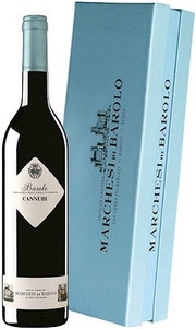 Вино Marchesi di Barolo Cannubi Barolo DOCG Маркези ди Бароло Каннуби Бароло 2014 1500 мл в подарочной упаковке