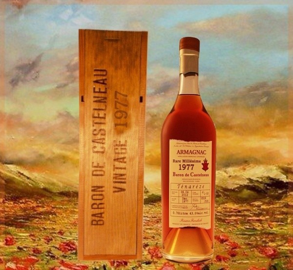 Арманьяк Armagnac Baron de Castelneau  1977 700 мл