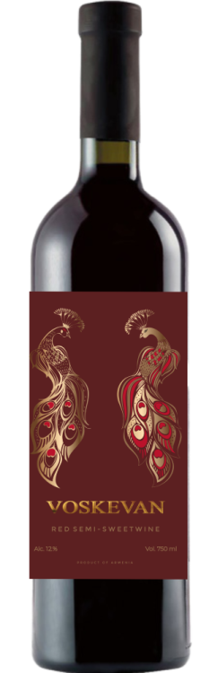 Voskevan, red semi-sweet 2019 750  мл 12 %