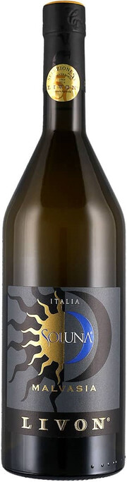 Вино Livon  Soluna Malvasia Collio DOC Ливон  Солуна Мальвазия белое 2020 750 мл