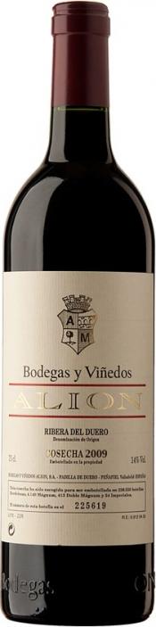 Вино Ribera del Duero DO, "Alion",  "Алион", 2009, 750 мл