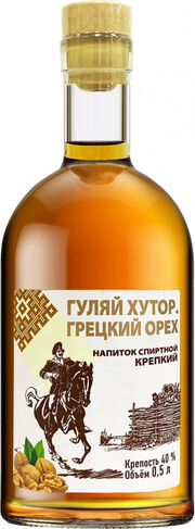 Настойка   Гуляй Хутор   Грецкий Орех  500 мл  40%
