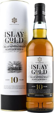 Виски Ian Macleod Distillers  Islay Gold 10 Years Old, in tube  700 мл  40 %