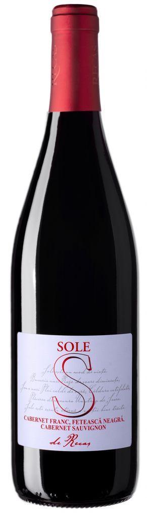 Вино CRAMELE RECAS, SOLE "Cabernet Franc/Feteasca Neagra/Cabernet Sauvignon", Крамеле Рекаш, СОЛЕ "Каберне Фран/Фетяска Нягра/Каберне Совиньон", 13,5%, 750 мл