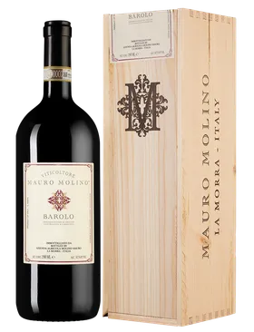 Вино Mauro Molino Barolo DOCG  2021 gift box  1,5 л