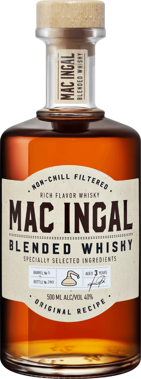 Виски Mac Ingal Blended Whisky 3 y.o.  40% 500 мл