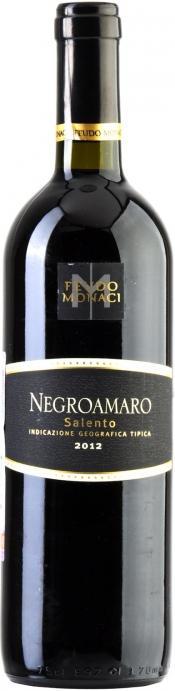 Вино Feudo Monaci Negroamaro Salento IGT Феудо Моначи Негроамаро 2012 750 мл