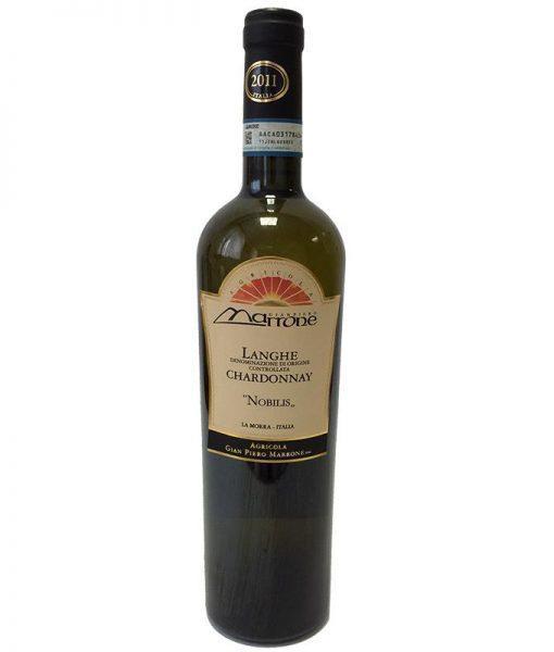 Вино  Marrone Langhe DOC Nobilis Chardonnay   750 мл