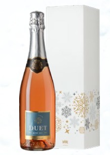Вино игристое  Duet Sec rose gift box  750 мл