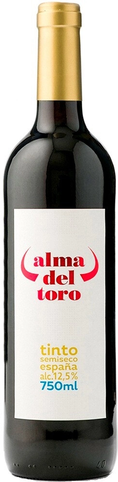 Вино Alma del Toro Tinto Semiseco 750 мл 12.5%