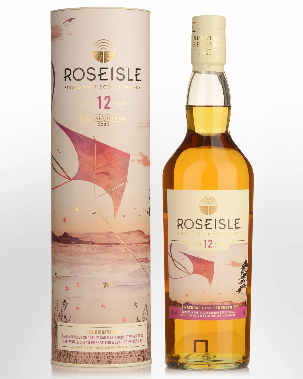 Виски  Roseisle The Origami Kite Aged 12 years gift box  700 мл  56,5%