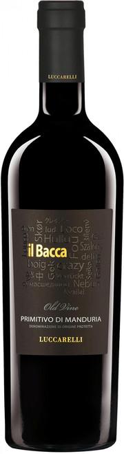 Вино Luccarelli Il Bacca Primitivo di Manduria DOP Луккарелли Иль Бакка Примитиво ди Мандурия 2019 750 мл