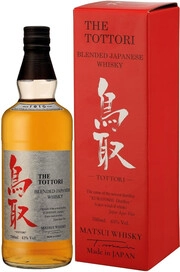 Виски Tottori Blended Japanese Whisky  gift box 500 мл
